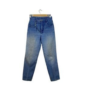 Vintage Roper 9 Jeans Western Distressed High Waist High Rise Blue Womens